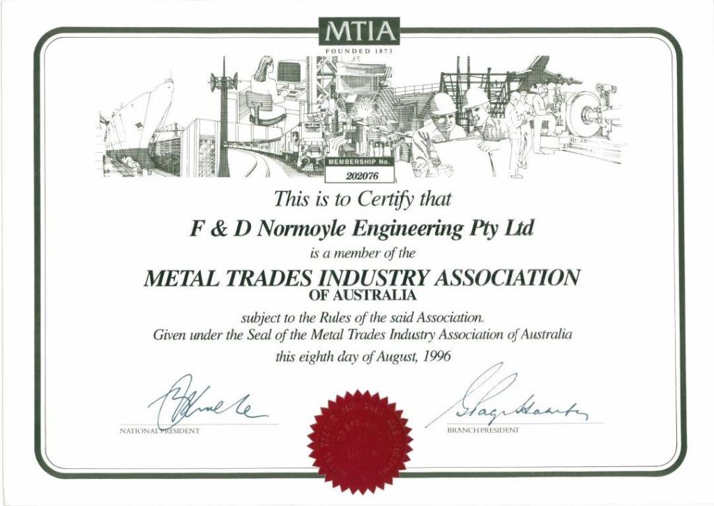 Metal Trades Industry